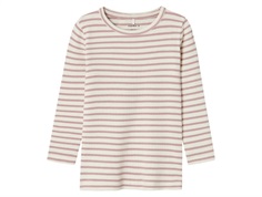 Name It deauville mauve striped rib top